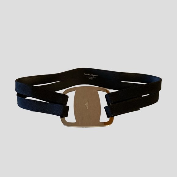 Rare HTF Salvatore Ferragamo Huge Vera Buckle Belt